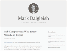 Tablet Screenshot of markdalgleish.com